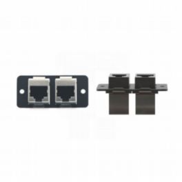 Kramer W4545 (B) Wall Plate Insert Dual RJ-45 - Black